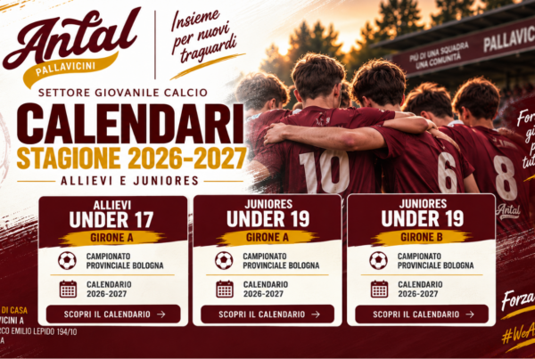 Calendari Settore Giovanile Calcio Antal Pallavicini 2026-2027 Under 17 e Under 19