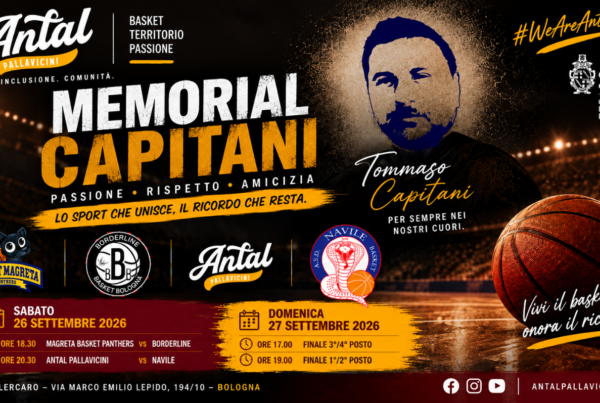 Memorial Tommaso Capitani 26 e 27 settembre 2026 Antal Pallavicini Bologna