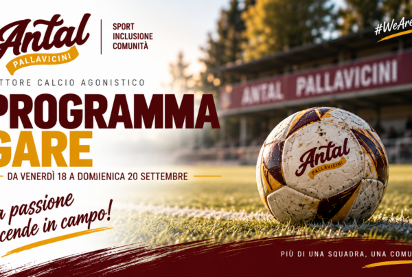 Programma gare Antal Pallavicini calcio 18-20 settembre 2026